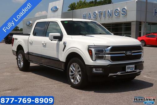 STAR WHITE METALLIC TRICOAT 2024 Ford F-150 KING RANCH