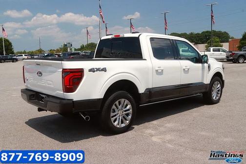 STAR WHITE METALLIC TRICOAT 2024 Ford F-150 KING RANCH
