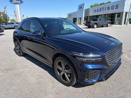 Capri Blue 2024 Genesis GV70 3.5T SPORT