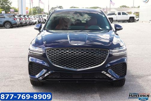 Capri Blue 2024 Genesis GV70 3.5T SPORT