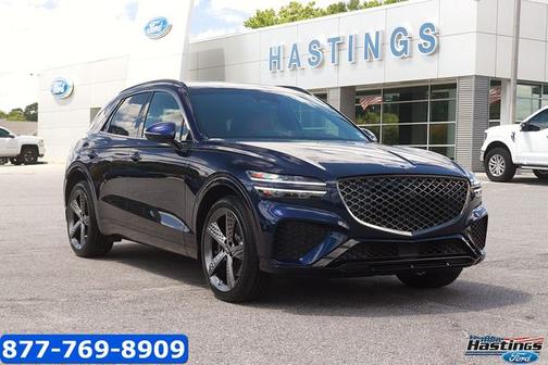 Capri Blue 2024 Genesis GV70 3.5T SPORT