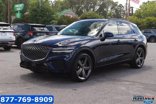 Capri Blue 2024 Genesis GV70 3.5T SPORT
