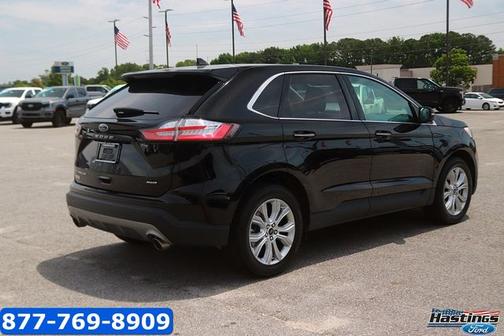 AGATE BLACK METALLIC 2023 Ford Edge TITANIUM