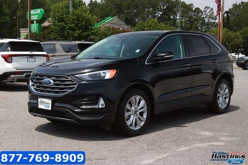AGATE BLACK METALLIC 2023 Ford Edge TITANIUM