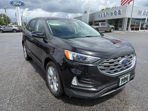 AGATE BLACK METALLIC 2023 Ford Edge TITANIUM