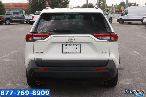 White 2022 Toyota RAV4 XLE PREMIUM