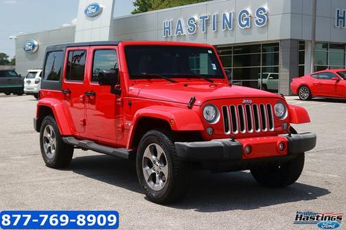 Firecracker Red Clearcoat 2017 Jeep Wrangler Unlimited SAHARA