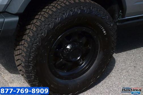 ICONIC SILVER METALLIC 2022 Ford Bronco BLACK DIAMOND