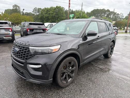 AGATE BLACK METALLIC 2023 Ford Explorer ST-LINE