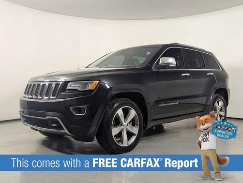 Brilliant Black Crystal Pearlcoat 2016 Jeep Grand Cherokee Overland