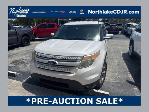 White Platinum Clearcoat Metallic 2013 Ford Explorer Limited