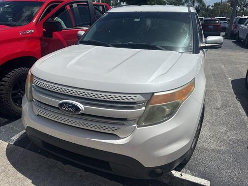 White Platinum Clearcoat Metallic 2013 Ford Explorer Limited