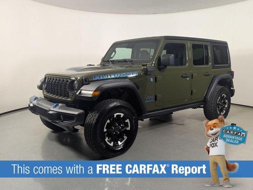 Sarge Green Clearcoat 2024 Jeep Wrangler 4xe Rubicon