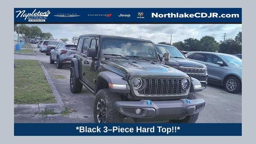 Sarge Green Clearcoat 2024 Jeep Wrangler 4xe Rubicon