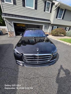 Black 2025 Mercedes-Benz S-Class 4MATIC