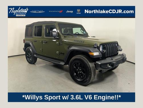 Sarge Green Clearcoat 2020 Jeep Wrangler Unlimited Sport