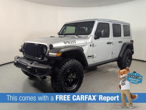 Silver Zynith Clearcoat 2024 Jeep Wrangler Willys