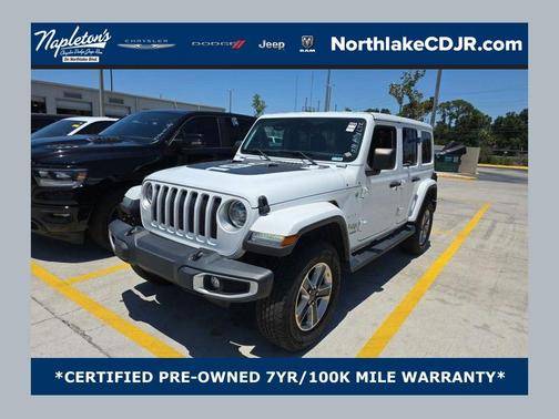 Bright White Clearcoat 2022 Jeep Wrangler Unlimited Sahara
