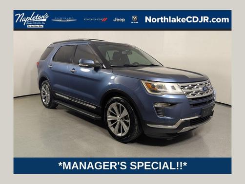 Blue Metallic 2018 Ford Explorer Limited