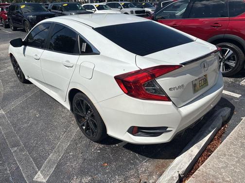 Platinum White Pearl 2019 Honda Civic Sport
