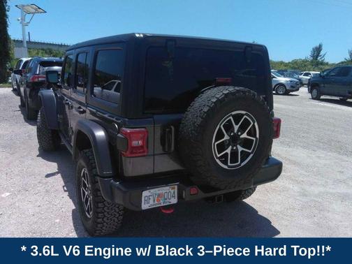 Black Clearcoat 2024 Jeep Wrangler Rubicon