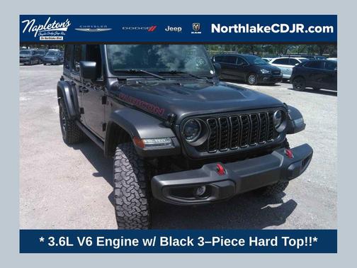 Black Clearcoat 2024 Jeep Wrangler Rubicon