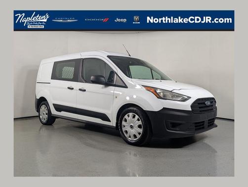 Frozen White 2021 Ford Transit Connect XL Cargo Van