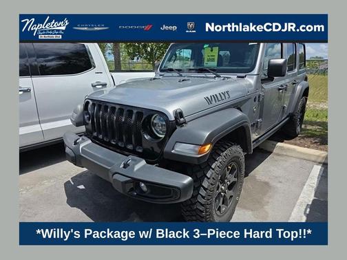 Billet Silver Metallic Clearcoat 2021 Jeep Wrangler Willys
