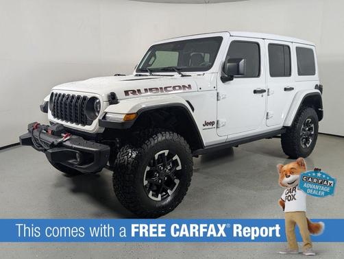 Bright White Clearcoat 2024 Jeep Wrangler Rubicon