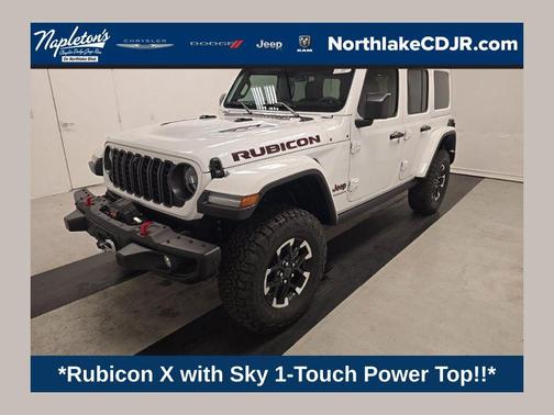 Bright White Clearcoat 2024 Jeep Wrangler Rubicon