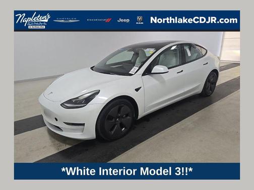 Pearl White Multi-Coat 2023 Tesla Model 3 Standard Range