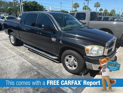 Brilliant Black Crystal Pearl 2007 Dodge Ram 2500 SLT