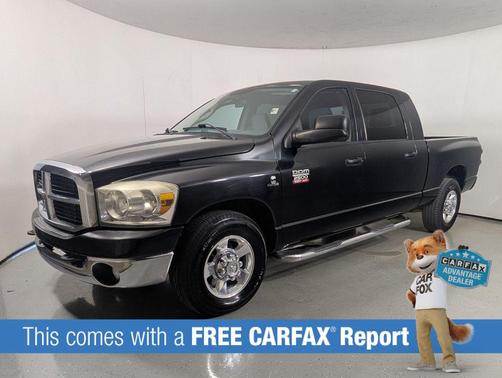 Brilliant Black Crystal Pearl 2007 Dodge Ram 2500 SLT Mega Cab