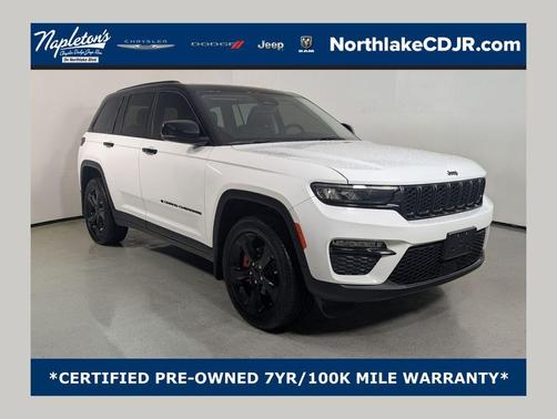Bright White Clearcoat 2023 Jeep Grand Cherokee Limited