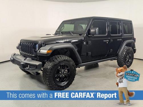 Black Clearcoat 2024 Jeep Wrangler Willys