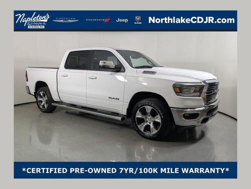 Bright White Clearcoat 2023 RAM 1500 Laramie