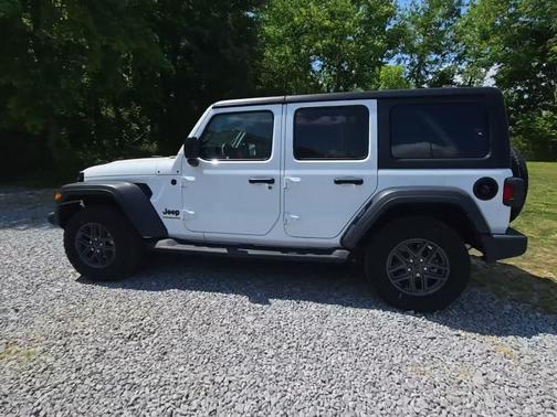 Bright White Clearcoat 2024 Jeep Wrangler Sport S