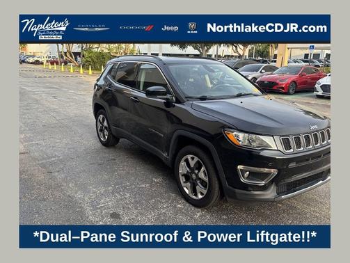Diamond Black Crystal Pearlcoat 2018 Jeep Compass Limited