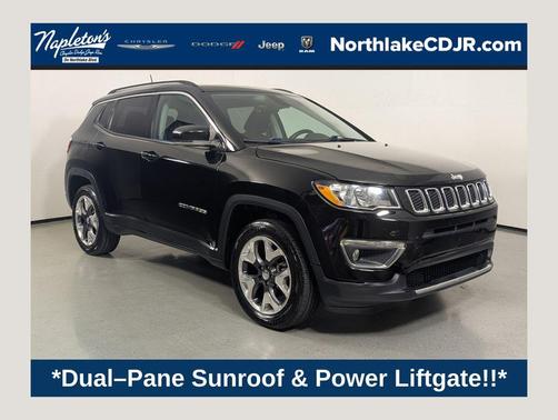 Diamond Black Crystal Pearlcoat 2018 Jeep Compass Limited