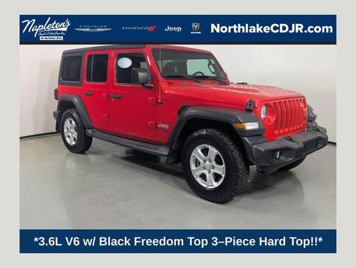 Firecracker Red Clearcoat 2019 Jeep Wrangler Unlimited Sport