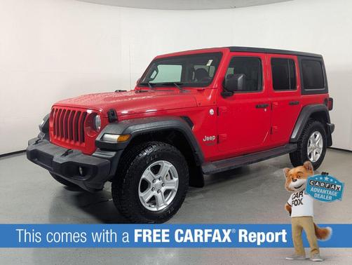 Firecracker Red Clearcoat 2019 Jeep Wrangler Unlimited Sport