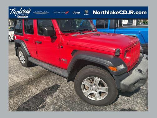 Firecracker Red Clearcoat 2019 Jeep Wrangler Unlimited Sport