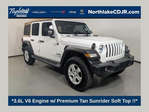 Bright White Clearcoat 2019 Jeep Wrangler Unlimited Sport