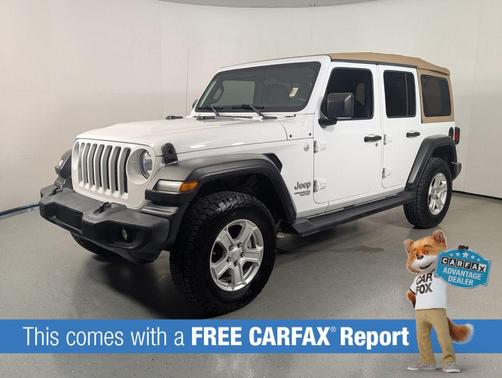 Bright White Clearcoat 2019 Jeep Wrangler Unlimited Sport
