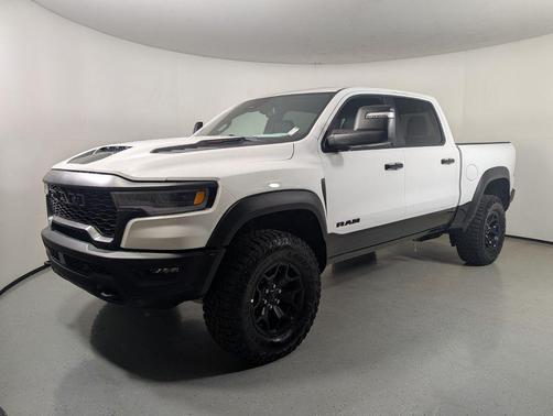 Bright White Clearcoat 2026 RAM 1500 RHO Crew Cab 4x4 5'7' Box