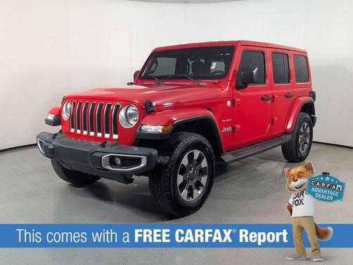 Firecracker Red Clearcoat 2019 Jeep Wrangler Unlimited Sahara