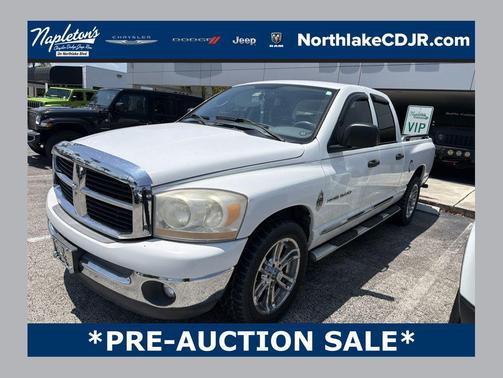 White 2006 Dodge Ram 1500 SLT Quad Cab