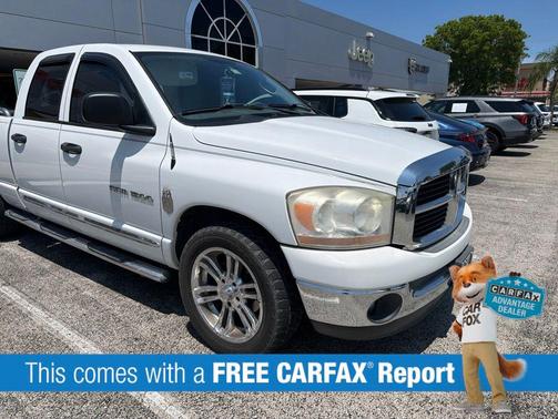 White 2006 Dodge Ram 1500 SLT Quad Cab