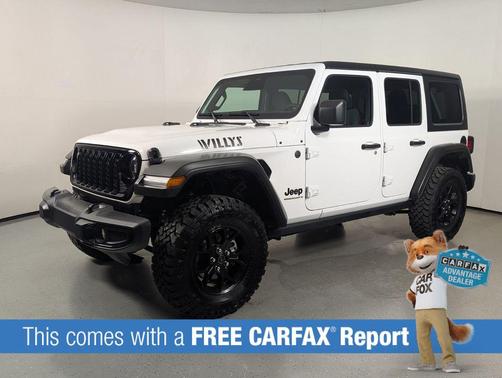 Bright White Clearcoat 2025 Jeep Wrangler Willys