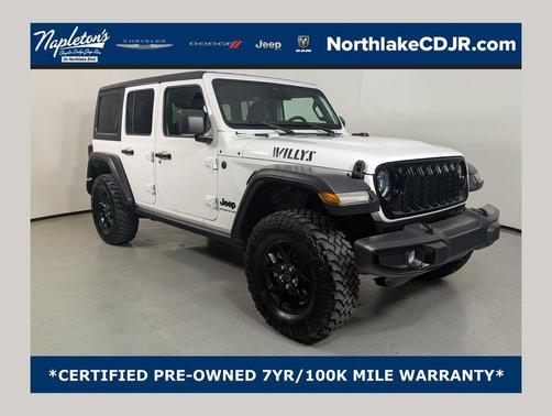 Bright White Clearcoat 2025 Jeep Wrangler Willys